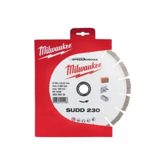   MILWAUKEE Diamantový rezací kotúč 230 x 3,4 x 15 x 22,2 mm segmentovaný SUDD