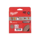 MILWAUKEE Brúsna sieťka na suchý zips PG 125 mm / P180 (10 ks)