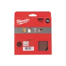MILWAUKEE Brúsna podložka na suchý zips STD 150 mm / P120 6 otvorov (10 ks)