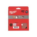 MILWAUKEE Brúsna podložka na suchý zips STD 150 mm / P240 6 otvorov (10 ks)
