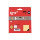 MILWAUKEE Brúsna podložka na suchý zips HP 150 mm / P40 8 otvorov (10 ks)