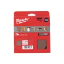 MILWAUKEE Brúsna sieťka na suchý zips PG 150 mm / P120 (10 ks)