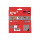 MILWAUKEE Brúsna sieťka na suchý zips PG 150 mm / P240 (10 ks)