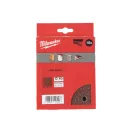 MILWAUKEE Brúsna podložka na suchý zips STD 115 x 107 mm / P40 (10 ks)
