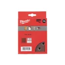 MILWAUKEE Brúsna podložka na suchý zips STD 115 x 107 mm / P180 (10 ks)