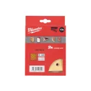 MILWAUKEE Brúsna podložka na suchý zips HP 115 x 107 mm / P320 10 otvorov (10 ks)