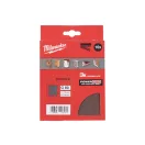 MILWAUKEE Brúsna sieťka na suchý zips PG 115 x 107 mm / P80 (10 ks)