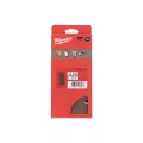 MILWAUKEE Brúsna podložka na suchý zips STD 93 x 185 mm / P180 8 otvorov (10 ks)