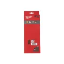 MILWAUKEE Brúsna podložka na suchý zips STD 115 x 230 mm / P180 14 otvorov (10 ks)