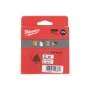 MILWAUKEE Delta brúsna podložka na suchý zips STD 93 x 93 mm / P60 6 otvorov (10 ks)
