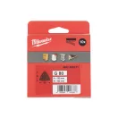 MILWAUKEE Delta brúsna podložka na suchý zips STD 93 x 93 mm / P80 6 otvorov (10 ks)
