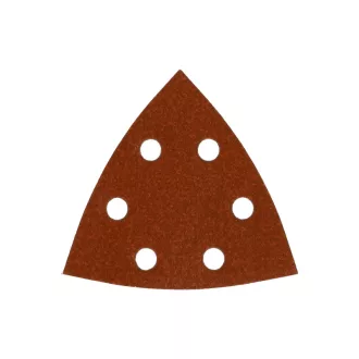   MILWAUKEE Delta brúsna doska na suchý zips STD 93 x 93 mm / P120 6 otvorov (10 ks)