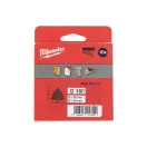 MILWAUKEE Delta brúsna podložka na suchý zips STD 93 x 93 mm / P180 6 otvorov (10 ks)