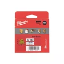 MILWAUKEE Delta brúsna doska na suchý zips HP 93 x 93 mm / P180 6 otvorov (10 ks)