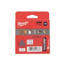 MILWAUKEE Súprava delta brúsnych sietí na suchý zips 10 kusov PG 93 x 93 mm / P80; P120; P180