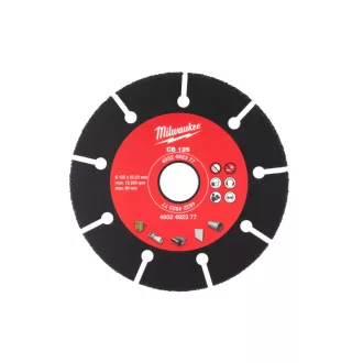   MILWAUKEE Karbidový rezný kotúč 125 x 1,0 x 22,2 mm Segmentovaný