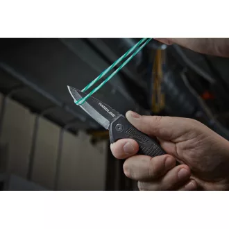   MILWAUKEE Zatvárací nôž 64 mm, oceľ D2, čierny HARDLINE™