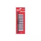 MILWAUKEE Sada dlhých nástrčných kľúčov s úložnou lištou 10 kusov 3/8" 10-19 mm