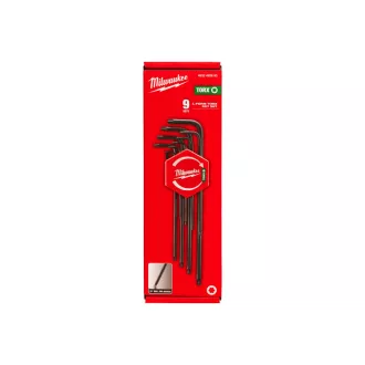 MILWAUKEE Sada kľúčov Torx typu L 9 dielna T10-T50