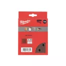 MILWAUKEE Brúsna podložka na suchý zips STD 115 x 107 mm / P80 10 otvorov (10 ks)