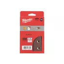 MILWAUKEE Brúsna podložka na suchý zips STD 80 x 133 mm / P80 10 otvorov (10 ks)