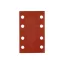 MILWAUKEE Brúsna podložka na suchý zips STD 80 x 133 mm / P120 10 otvorov (10 ks)