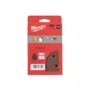 MILWAUKEE Delta brúsny kotúč na suchý zips STD 100 x 147 mm / P120 7 otvorov (10 ks)