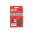 MILWAUKEE Delta brúsna podložka na suchý zips STD 100 x 147 mm / P180 7 otvorov (10 ks)