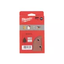 MILWAUKEE Delta brúsna podložka na suchý zips STD 100 x 147 mm / P240 7 otvorov (10 ks)