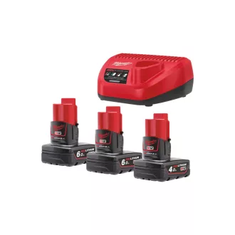 MILWAUKEE Sada batérie a nabíjačky M12 NRGO1-643