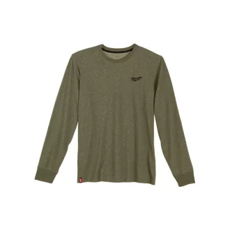   Hybridné tričko s dlhým rukávom MILWAUKEE zelené HTLSGN L