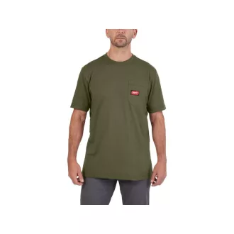   MILWAUKEE Vreckové tričko s krátkym rukávom zelené WTSGSRN S