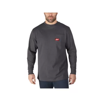 MILWAUKEE Dlhý rukáv sivý WTLSG-M WORKSKIN™
