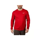 Technické tričko s dlhým rukávom MILWAUKEE červené WWLSRD M