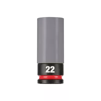   MILWAUKEE Hlboká nástrčka pre hliníkové disky 1/2" 22 mm