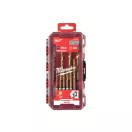 MILWAUKEE Súprava vrtákov na špirálu 10 dielna, Shockwave HSS-G TIN