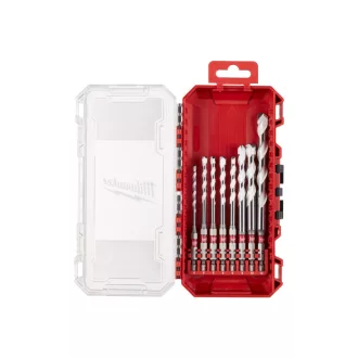   MILWAUKEE Univerzálna sada vrtákov 8-dielny držiak bitov 4-12 mm obojstranný