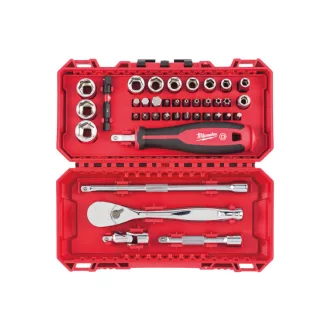   MILWAUKEE Sada hrotov bitov a nasadcových kľúčov 38 kusov 1/4"