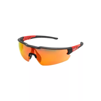   MILWAUKEE ochranné okuliare s červeno-hnedými zrkadlovými sklami, proti zahmlievaniu