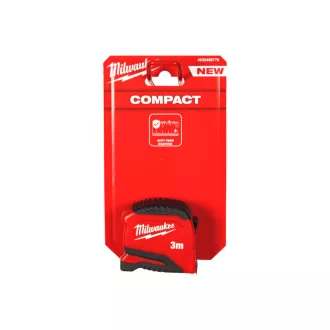   MILWAUKEE Meracia páska 3 m x 19 mm metrická COMPACT (GEN 2)