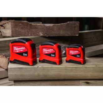   MILWAUKEE Meracia páska 3 m x 16 mm metrická SLIMLINE (GEN 2)