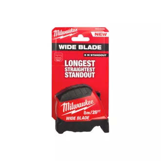   MILWAUKEE Prémiová meracia páska 8 m/26 stôp x 35 mm WIDE BLADE (GEN 2)
