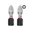 MILWAUKEE Bitový hrot PZ2 x 25 mm Shockwave (3 ks)