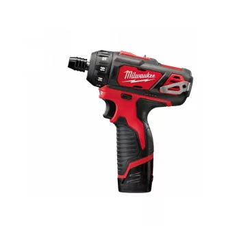   MILWAUKEE Akumulátorový skrutkovač M12 BD-202C (2 x 2,0 Ah batérie + nabíjačka)