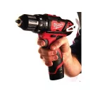 MILWAUKEE Akumulátorová príklepová vŕtačka M12 BPD-402C (2 x 4,0 Ah batérie + nabíjačka)