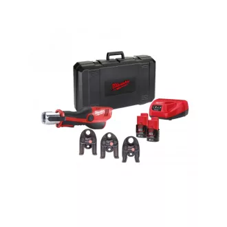   MILWAUKEE Akumulátorový hydraulický lis M12 HPT-202C TH-SET 16/20/26 mm (2 x 2,0 Ah batéria + nabíjačka)