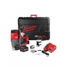 MILWAUKEE Akumulátorový stojan na magnetickú vŕtačku M18 FMDP-502C (2 x 5,0 Ah batérie + nabíjačka)