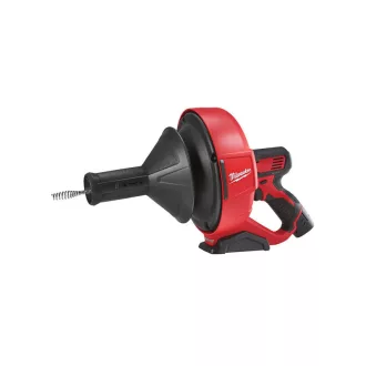   MILWAUKEE Akumulátorový čistič odpadových rúr M12 BDC8-202C s 8 mm x 7,6 m špirálou (2 x 2,0 Ah batéria + nabíjačka
