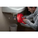 MILWAUKEE Akumulátorový čistič odpadových rúr M12 BDC8-202C s 8 mm x 7,6 m špirálou (2 x 2,0 Ah batéria + nabíjačka