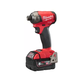   MILWAUKEE Akumulátorový rázový uťahovák M18 FQID-502 x 1/4" HEX (2 x 5,0 Ah batéria + nabíjačka)